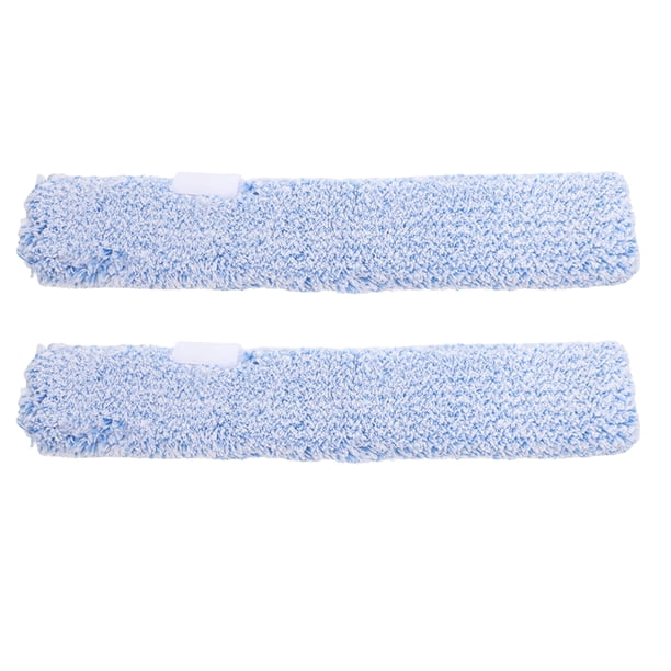 Almohadilla de limpieza de ventanas de 2 piezas para almohadillas de tela duradera y reutilizable para herramientas de limpieza de ventanas de vidrio y espejo