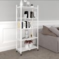 thumbnail image 4 of Foldable 5-Tier Metal Shelf, White, 4 of 7