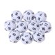 thumbnail image 2 of 10 piezas de acrílico de 16 dados laterales poliédricos dados 16-Die D16 para , Blanco Yotijar Dados poliédricos, 2 of 7