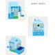 thumbnail image 4 of Pencil Sharpener Hand-Cranking Pencil Sharpener for Students School, Home, Office, Studio - Blue, 4 of 5