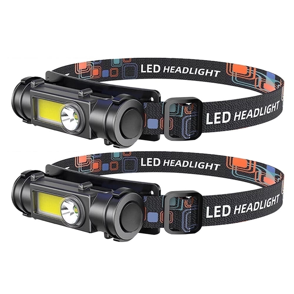 BN-LINK 2-Pack Rechargeable LED Headlamps photo 1