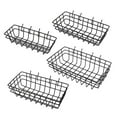 thumbnail image 2 of Juego de Contenedores de Cesta de Tablero Perforado de 4 Piezas, Cesta de Alambre de Metal Cuadrada, Ganchos para Cada Tablero para Almacenar Herramie, 2 of 8