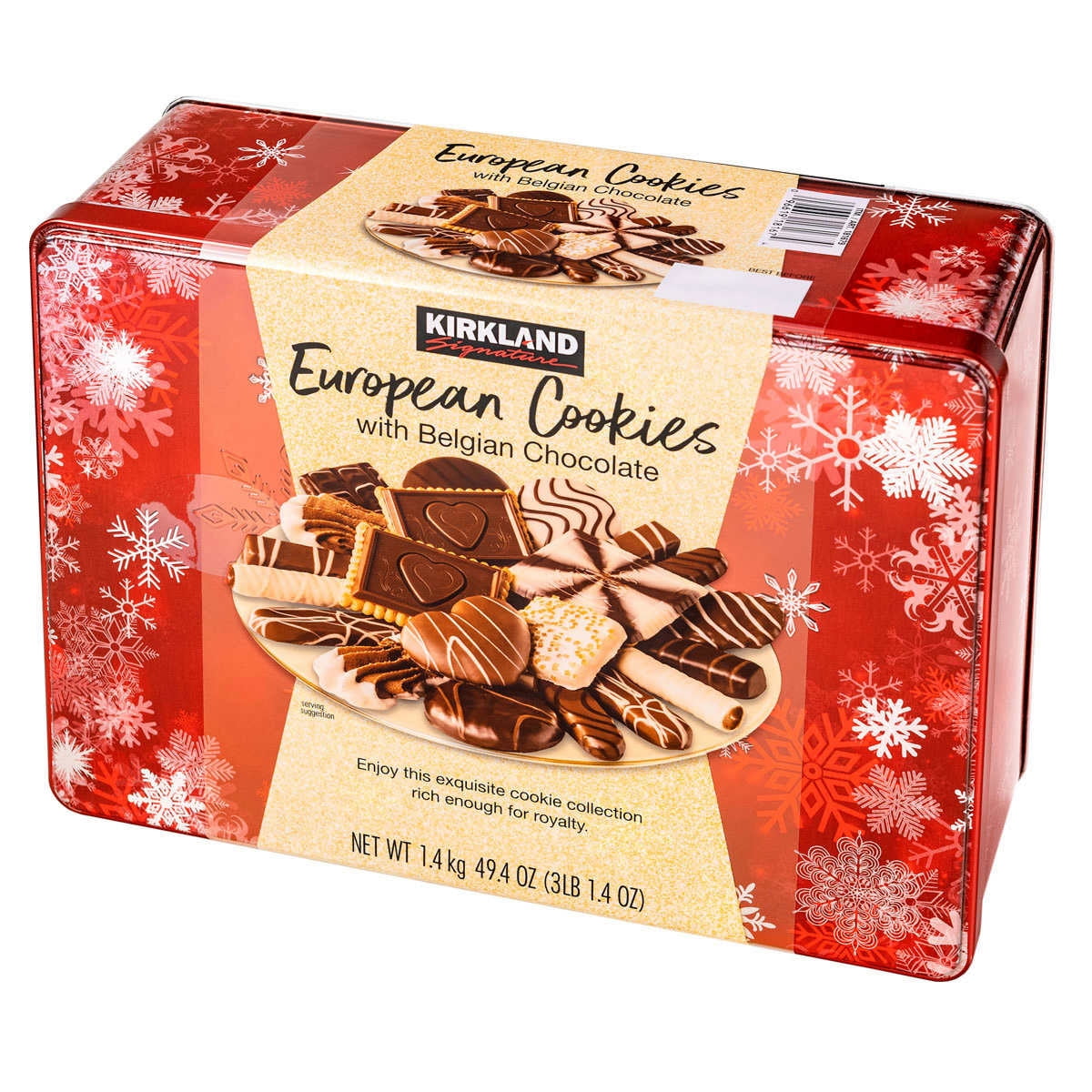 Kirkland Signature European Cookies With Belgian Chocolate Assortment 49.4 oz