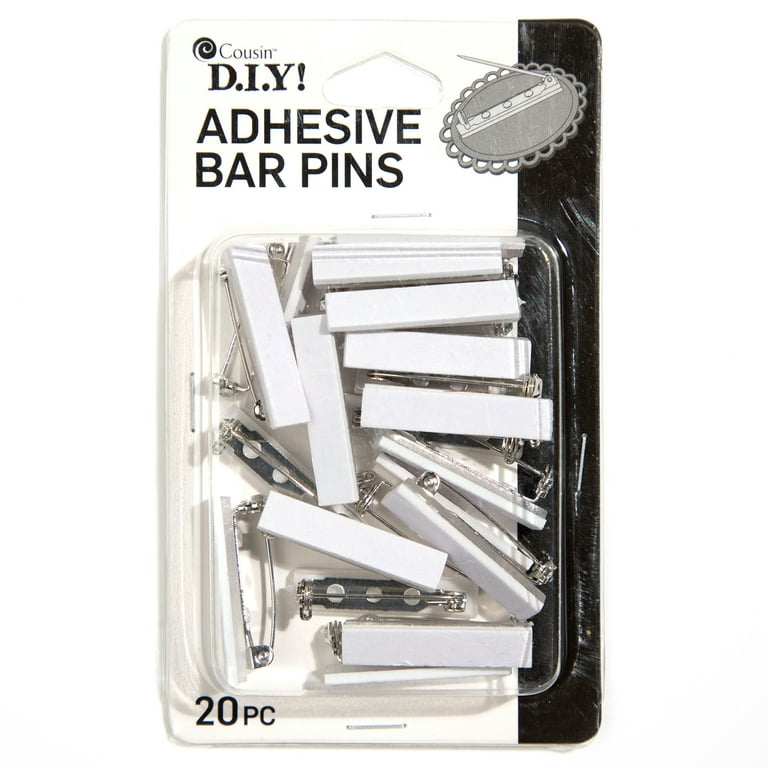 Cousin DIY Metal Adhesive Safety Pin Set, 20 Piece - Walmart.com