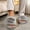 B_ Gray Slippers for Women, variant on Women's Cartoon Lamb Closed Back House Slippers, Cozy Fuzzy Plush Slippers, Cute Animal Design Indoor Slippers for All Season Wear Gray 36-37