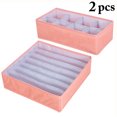 thumbnail image 2 of Underwear Organizer Divider Foldable: Large Socks Drawer Organizer Storage Box, 2 of 10