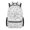 White1, variant on 17-inch Floral-Print Backpack, Fun DIY Coloring Backpack with a Spacious Main Compartment and Zippers,Lightweight & Soft for Sports Travel and Gym