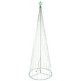 thumbnail image 3 of 9' Green LED Lighted Christmas Tree Show Cone Outdoor Decor, 3 of 10