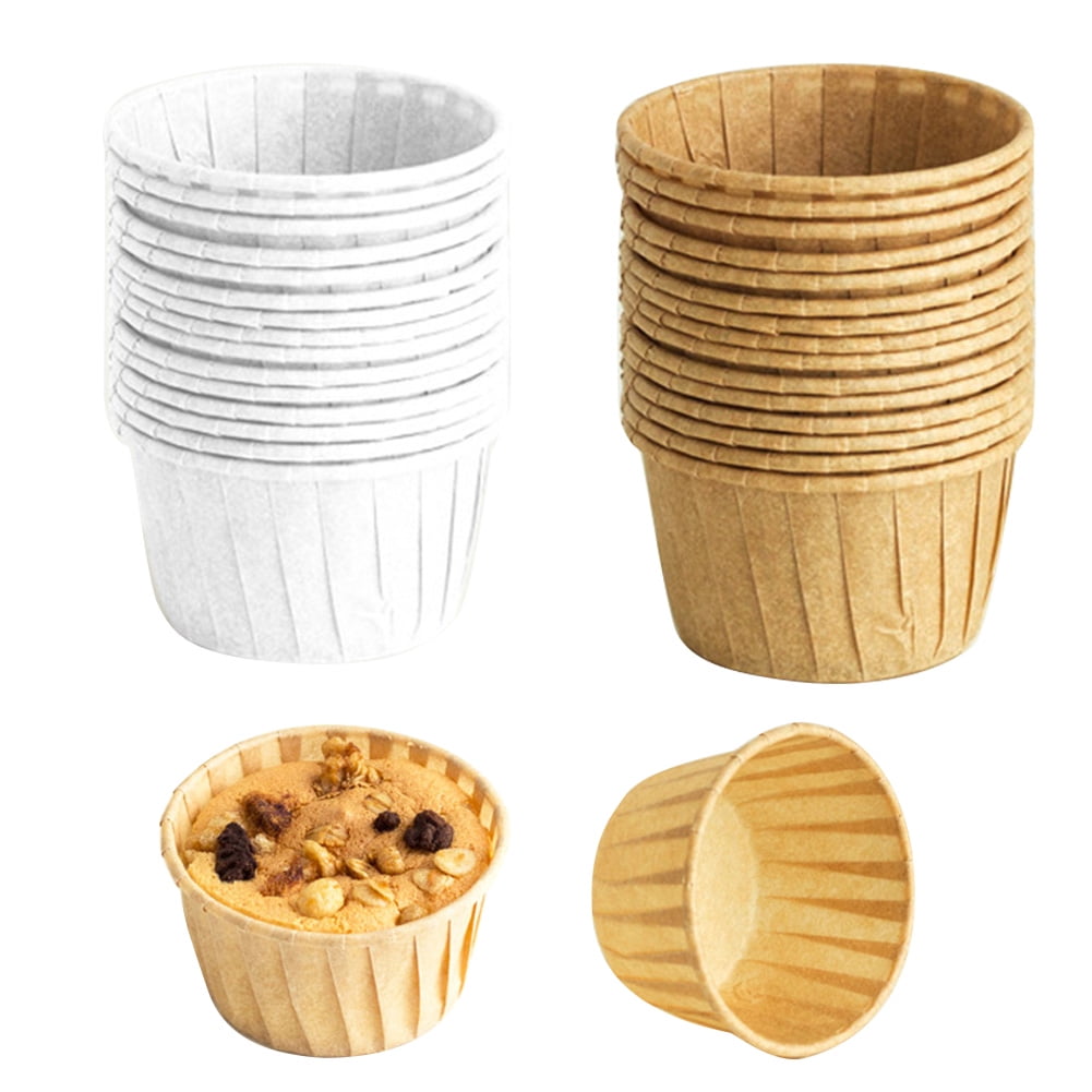 Details about   50Pcs Cake Paper Cups Wrapping Cupcake Liners Baking Cups Heat Resistant Tray 