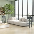 thumbnail image 2 of HOMCOM 2-Tier Side Tables Set of 2 with Drawer Shelf for Living Room, Gray, 2 of 8