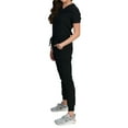 thumbnail image 3 of Medgear Fleur Women's Stretch Scrub Set with Zip Pocket Top and Jogger Pants, 3 of 3
