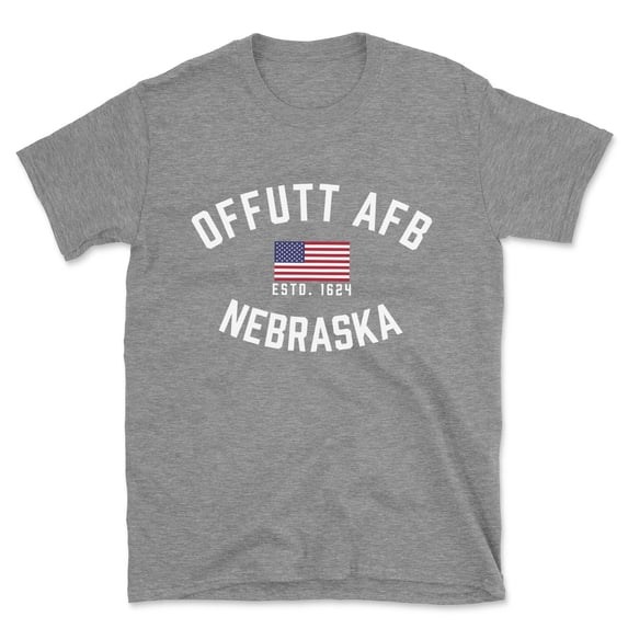 Offutt Afb Nebraska Patriot Men's Cotton T-Shirt
