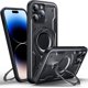 thumbnail image 1 of Diseñado para Funda Magnética para iPhone 14 Pro Max, Compatible con Magsafe, Resistente a Caídas de 10 pies, Resistente, con Soporte de Anillo Giratorio 360, Funda Protectora, 1 of 7