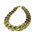 thumbnail image 2 of Flmtop Collier Chaîne Punk Réglable 36cm/45cm pour Chien Chat Collier Large Accessoire pour Animaux Doré, 2 of 9