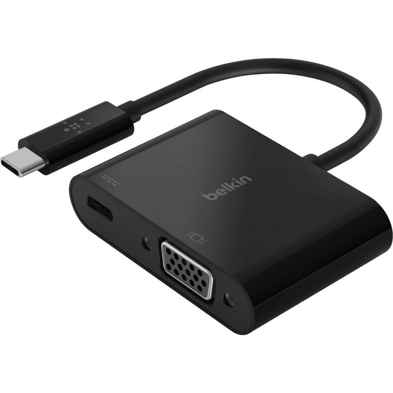 Belkin USB C to VGA Charge Adapter USB C to VGA Cable for