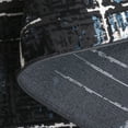thumbnail image 6 of SAFAVIEH Mila Hristo Abstract Area Rug, Black/Blue Ivory, 9' x 12', 6 of 11