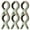 Green, variant on JJYY 3Pcs/6Pcs New Design Plastic Quilt Clips - Large Household Multifunctional Air-Proof Clothespins for Hanging and Fixing Quilts, Blankets, and Bed Sheets, Strong Windproof Laundry Clips
