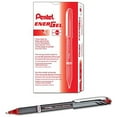 thumbnail image 3 of Pentel EnerGel NV Gel Ink Pen, (1.0mm) Bold Point Capped, Metal Tip, Red Ink, Box of 12 (BL30-B), 3 of 3