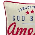 thumbnail image 2 of Jordan Manufacturing 18" x 18" Cream God Bless Outdoor Throw Pillow (2-Pack), 2 of 8