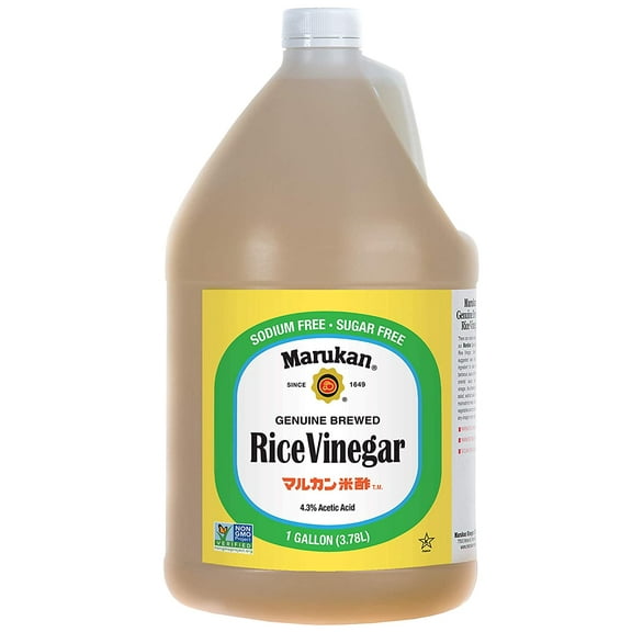 Genuine Brewed Rice Vinegar, 1 Gallon (Pack of 1)