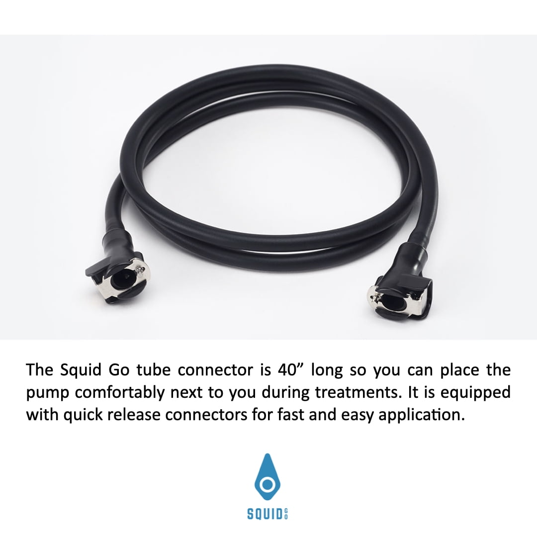 Squid Go Wrist Cold Compression System / Ice Cold Compress for Wrist Injury, Surgery, Arthritis, Pain.  Includes: Wrist Wrap, Wrist Cold Gel Pack and Squid Pump