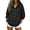 Black, variant on Otntypg Snap Button Down Hoodies for Women Trendy Fall Long Sleeve Drawstring Hooded Pullover Sweatshirts Loose Lightweight Casual Basic Solid Color Cardigan Hoodie Jacket with Pockets