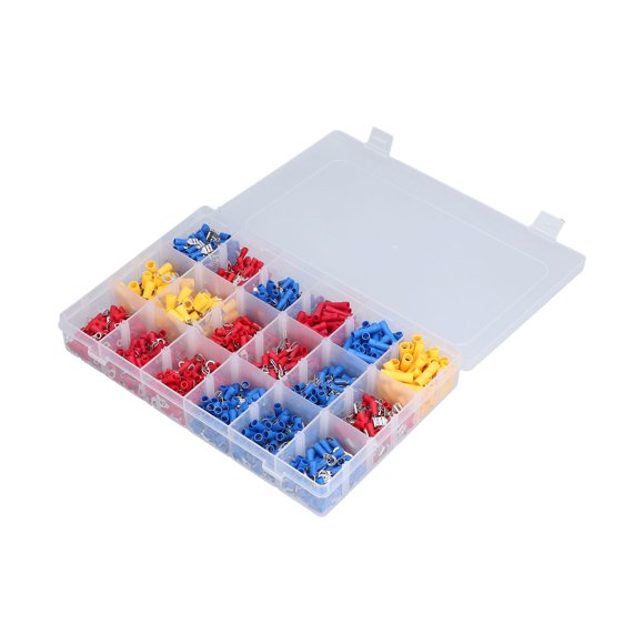 LYUMO 1200 Pcs Electrical Terminals Kit Quick Disconnect Insulated Wire Electrical Connectors for Automotive Marine,Insulated Wire Electrical Connectors