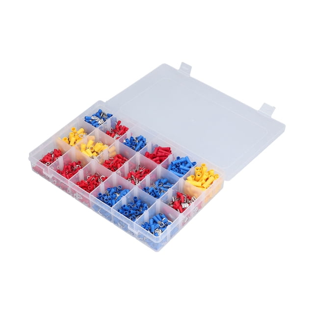 LYUMO 1200 Pcs Electrical Terminals Kit Quick Disconnect Insulated Wire Electrical Connectors for Automotive Marine,Insulated Wire Electrical Connectors