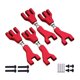 thumbnail image 5 of Vogacara 2 uds., 1/10, brazos de suspensión de Metal para coche, mejora de repuesto, adorno, repuesto de piezas para Redcat Blackout XTE XBE SC Kits de construcción modelo Rojo Vogacara FN001076-01, 5 of 6