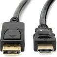 thumbnail image 2 of Rocstor Premium DisplayPort to HDMI Converter Cable - 6 ft - 4K - DisplayPort  (Y10C127B1), 2 of 5