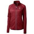 thumbnail image 2 of Women's Cutter & Buck Crimson Washington State Cougars Mainsail Sweater-Knit Full-Zip Jacket, 2 of 3