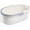 White, variant on 4.5 Gallon Cleaning Bucket, Good Grips Household Mop Bucket for Cleaning Supplies, Cleaning Caddy Organizer Basket with Handle, 17.1L, Grey