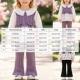 thumbnail image 6 of Mnyotv Girls' Fall Winter Outfits Ruffle Long Sleeved Sweatshirts and Ribbed Pants 2Pcs Sets Size 9-12 Months, 6 of 6