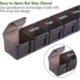 thumbnail image 4 of Extra Large Pill Box 2 Pcs Xl Weekly 7 Day Large Capacity Pill Box Jumbo, 4 of 5