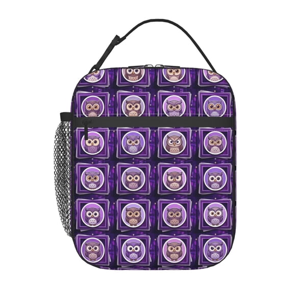 Owl Lunch Box For Women Insulated Lunch Bag Lunchbox Lunch Tote Bags Reusable Cooler For Work Office Picnic Travel