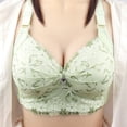 thumbnail image 2 of MDUKONU Bras for Women Women's Lace Push-up Bra - for Seeking Effortless Style and Comfort Light Green 36, 2 of 9