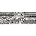 thumbnail image 3 of Teruzzi, Vittorio 14x7 Black Modern Framed Museum Art Print Titled - Partitura II, 3 of 5