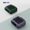 thumbnail image 3 of Ventilador portátil recargable USB montado en la cintura Dispositivo de enfriamiento de aire Abanopi Morado, 3 of 7