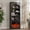 Black, variant on Flictozena 70" Tall Wooden Bookshelf with Electric Fireplace, Modern Storage Accent Bookshelf with Remote Control, Timer, Realistic Flame, for Home, Office, Living Room, Black