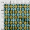 thumbnail image 1 of oneOone Cotton Poplin Fabric Swirl Ikat Decor Fabric Printed BTY 56 Inch Wide, 1 of 4