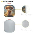 thumbnail image 2 of KUIFORTI Highland Cow Sunshade for Car Windshield Cover Sun Shade, Premium Reflective Material Blocks Heat, Shield Cover Block Heat and Sun UV Rays, 2 of 5