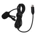 thumbnail image 2 of Wired Lavalier Lapel Microphone Type C Interface Clip On Mini Lapel Mic for Insta360 ONE R, 2 of 4