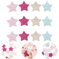 thumbnail image 4 of Shisuyan Star Embroidered Appliques Pink Cloth 80Pcs 0.7In, 4 of 8
