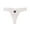 White, variant on Birdeem Panties for Women Womens Solid Color Sexy Lace Bow Thong Seamless Breathable Underwear