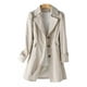 thumbnail image 1 of Gabardina De Mujer Chaqueta De Moda Corta De Color Sólido, 1 of 5