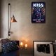 thumbnail image 2 of Placa Metal Vintage Banda Beso Pintura Hierro Rectangular Del Pared 20x30cm, 2 of 9