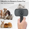 thumbnail image 6 of Swihauk Self Cleaning Slicker Brush - Skin Friendly Deshedding Grooming Tool for Dogs & Cats, Suitable for Shedding & Haired Pets, with Pet Supplies Accessories, Blue, 6 of 7
