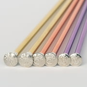 Boye Anodized Aluminum Knitting Needles, 10 inch, US Sizes 6,7,8