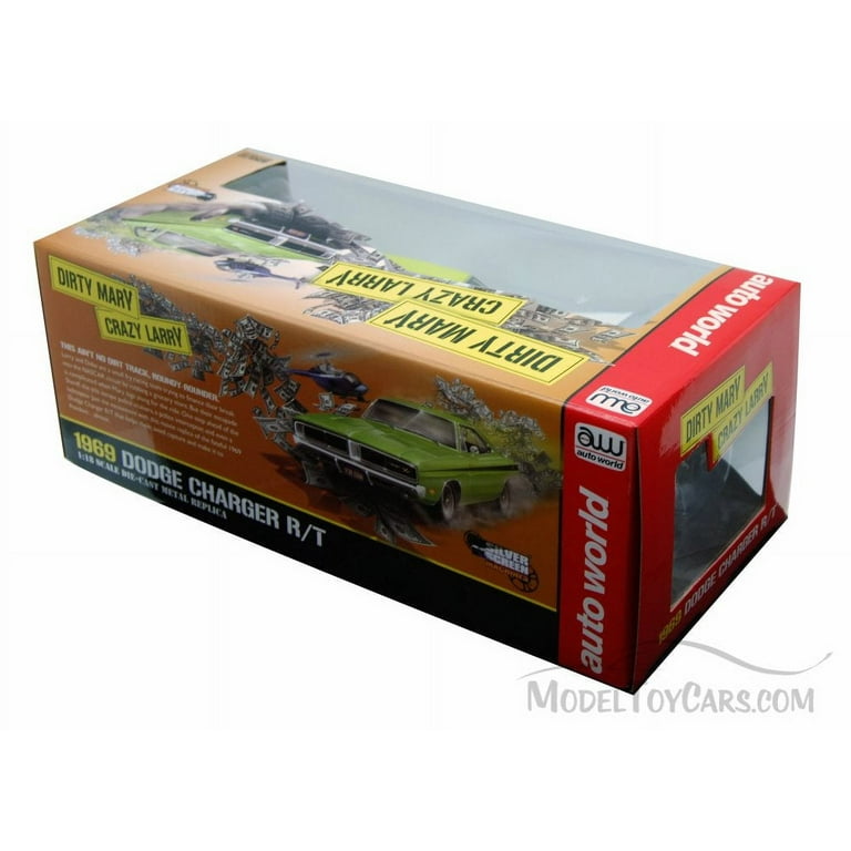 1969 Dirty Mary Crazy Larry Dodge Charger R/T, Green - Auto World