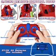 thumbnail image 2 of Robot araña de control remoto Agard 2.4 GHz, rojo y gris realista, 2 of 7